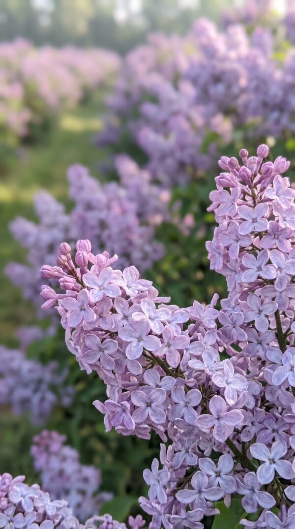 Lilac Fields Wallpaper